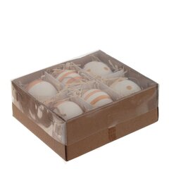 Набор из 6-ти изделий декоративных подвесных "Яйцо" (4*5,5), Д14 Ш13 В5 см