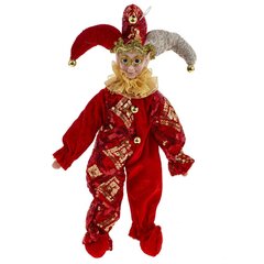 Игрушка набивная "Клоун", L13 W10 H33 см