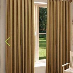 !09 Шторы "Миранда": 2 штуки, цвет светло-коричневый, 150*260 см.