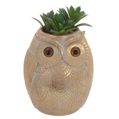 Фигурка декоративная "Сова", Д11 Ш10,5 В17,5 см