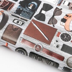 !Бумага упаковочная 2 листа глянцевая «Бери всё», 50 × 70 см.