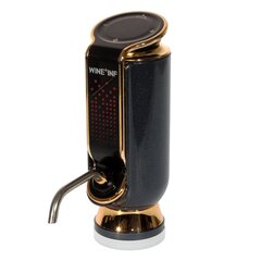 Электронный Винный Аэратор с Вакуумником (чёрно-серый металлик), L6 W13,2 H15,6 см