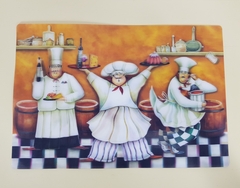 !09 Сервировочная салфетка 3D, набор 2 штуки, "Повар" размер 29 х 43 см.,