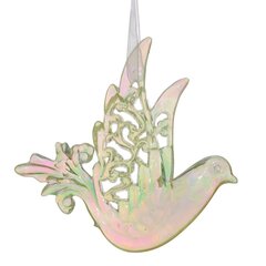 Украшение новогоднее "Птичка", L11 W2 H10,5 см