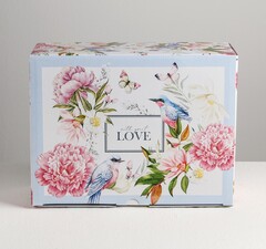 !09 Коробка кондитерская, упаковка, «Флюид» 30 х 30 х 19 см.