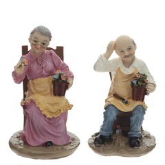Фигурка декоративная "Бабушка/Дедушка", Д10 Ш10 В16,5 см, 2в.