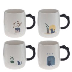 Кружка, 400 мл, L12 W8 H9,5 см, дизайн микс