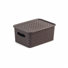 Корзинка БЕРЕСТА венге 3л с крышкой