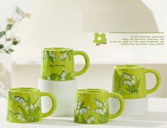 Кружка, L8,7 W8,7 H8,5 см, дизайн микс