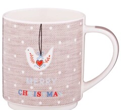 !09 Кружка "Merry Christmas" 300 мл. 11*7,5*9 см. без упаковки