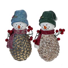 Фигурка декоративная "Снеговик", L6,5 W7,5 H12 см, 2в.