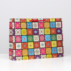 !09 Пакет ламинированный "Восточный ковёр", 38 х 53,5 х 13 см.