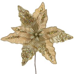 Цветок искусственный "Пуансеттия", L35 W35 H45 см