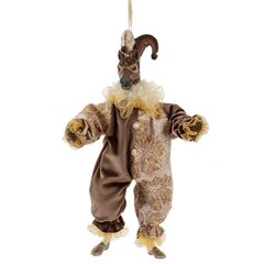 Игрушка набивная подвес "Лошадь-клоун", L15 W10 H37/24 см