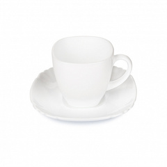 Набор чайный БЭЙСИК белый 12пр 220мл