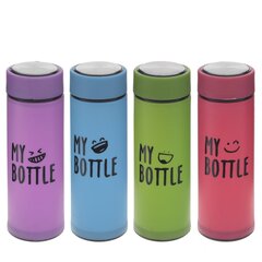 Бутылка, 450 мл, L6,5 W6,5 H19 см, дизайн микс