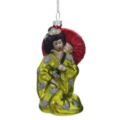 Украшение новогоднее "Гейша", L6,5 W5,5 H12,5 см