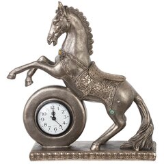 Фигурка декоративная "Лошадь" с часами (ААх1 н/п), L32 W9,5 H35 см