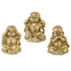 Набор из 3-х фигурок декоративных "Хотэй", L14,5 W5 H5,5 см
