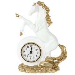 Фигурка декоративная "Лошадь" с часами (AAAx1 н/п), L16 W7,5 H23 см