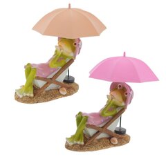 Фигурка декоративная "Лягушка", Д16 Ш10 В15 см, 2в.