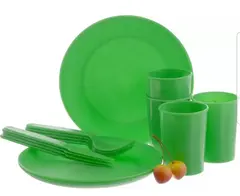 !Набор "Туристический" 16 предметов, на 4 персоны пластик цвет микс