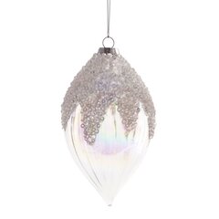 Украшение новогоднее "Капля", L9 W9 H16 см