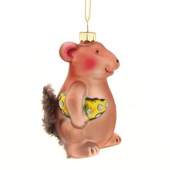 Новогоднее украшение "Мышка", L6,5 W6 H10 см