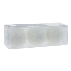 Набор из 3шт Украшение новогоднее "Шар", D 8 см, L23,5 W8 H8 см