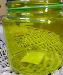 !09 Банка для специй с подвесом и крышкой "Калейдоскоп", 480 мл., цвет зеленый