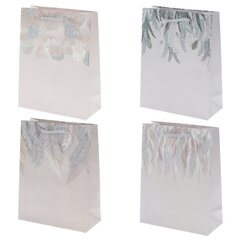 Пакет подарочный (бумага 210г/м2, (блок микс 12шт), L18 W8 H23,5 см, 4в.