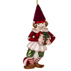 Украшение новогоднее "Гном", L7 W5,5 H17,5 см