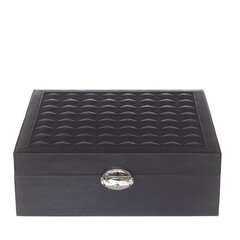 Шкатулка для украшений и часов с дорожным футляром, Д25 Ш25 В8,5 см