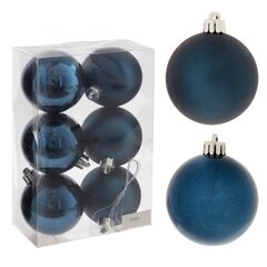 Набор из 6шт Украшение новогоднее "Шар", D 6 см, L6 W6 H7 см
