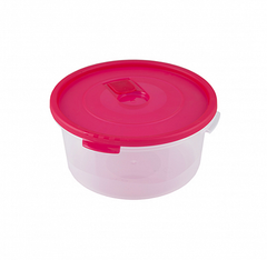 Контейнер СМАЙЛ 1.6л круглый с клапаном