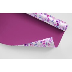 !Бумага упаковочная 2 листа глянцевая двусторонняя "Для тебя", 100 х 70 см.