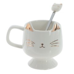 Кружка с ложкой, 280 мл, L12 W9 H11 см