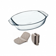 Форма для выпечки IRRESISTIBLE 4л 39x25x7см  2 прихватки в подарок