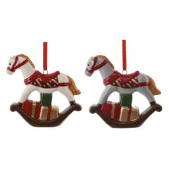 Фигурка декоративная подвесная "Лошадка", L8 W2 H8см, 2в.