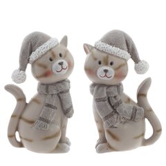 Фигурка декоративная "Кошка",  L5 W4 H9 см, 2в.