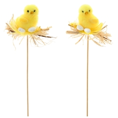 Изделие декоративное (вставка) "Цыпленок" (9*6*7,5), L10 W5 H30 см, 2в.