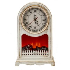 Часы настольные декоративные, Д24,5 Ш13,5 В40 см, (подсветка, USB, 3xДR14 не прилаг.)