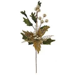 Цветок искусственный "Пуансеттия", L17 W14 H54 см