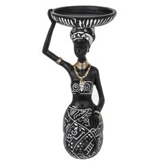 Фигурка декоративная "Африканка", L10 W11,5 H19,5 см