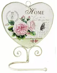 !09 Держатель для туалетной бумаги "Роза" 33x14x38 см. металл