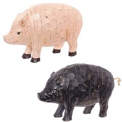 Фигурка декоративная "Свинка", Д27,5 Ш9 В18,5см, 2в