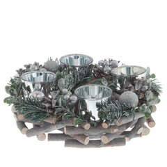 Подсвечник, D 4,5 см, L24 W24 H8 см