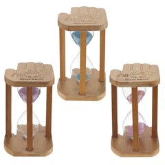 Часы песочные, Д9 Ш10 В14 см, 3в.