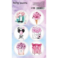 !Наклейки 5 штук для цветов и подарков "For you" 16 х 9,5 см