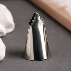 !09 Набор 2 предмета - Насадка кондитерская, d=2,6 см, выход 1,7 см,нержавеющая сталь